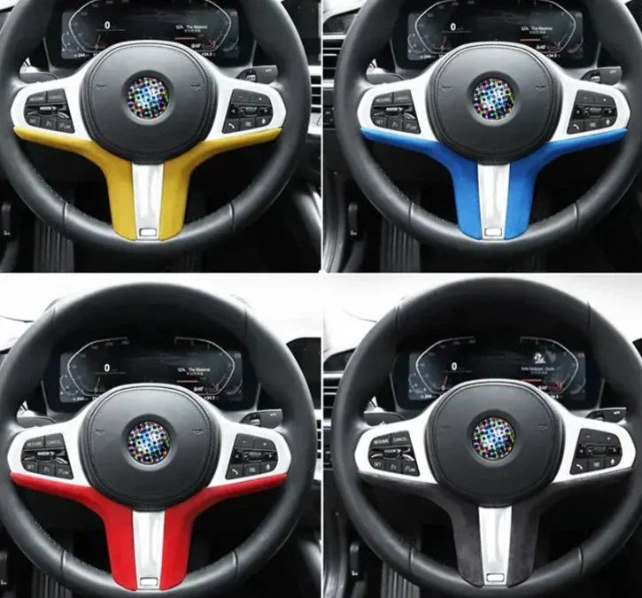BMW G Series M-Sport Steering Wheel Suede Alcantara Overlay Trim