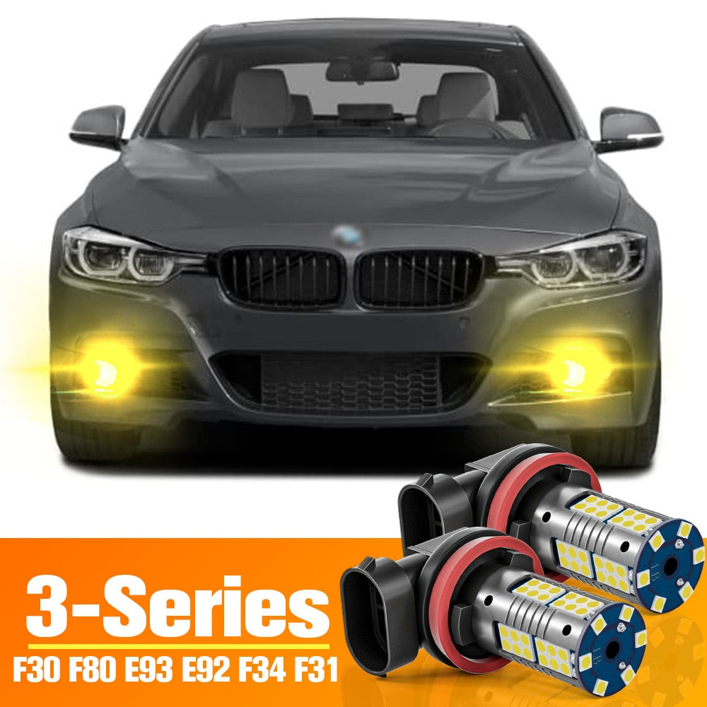 2 Piece BMW 3 Series LED Front Fog Light Upgrade