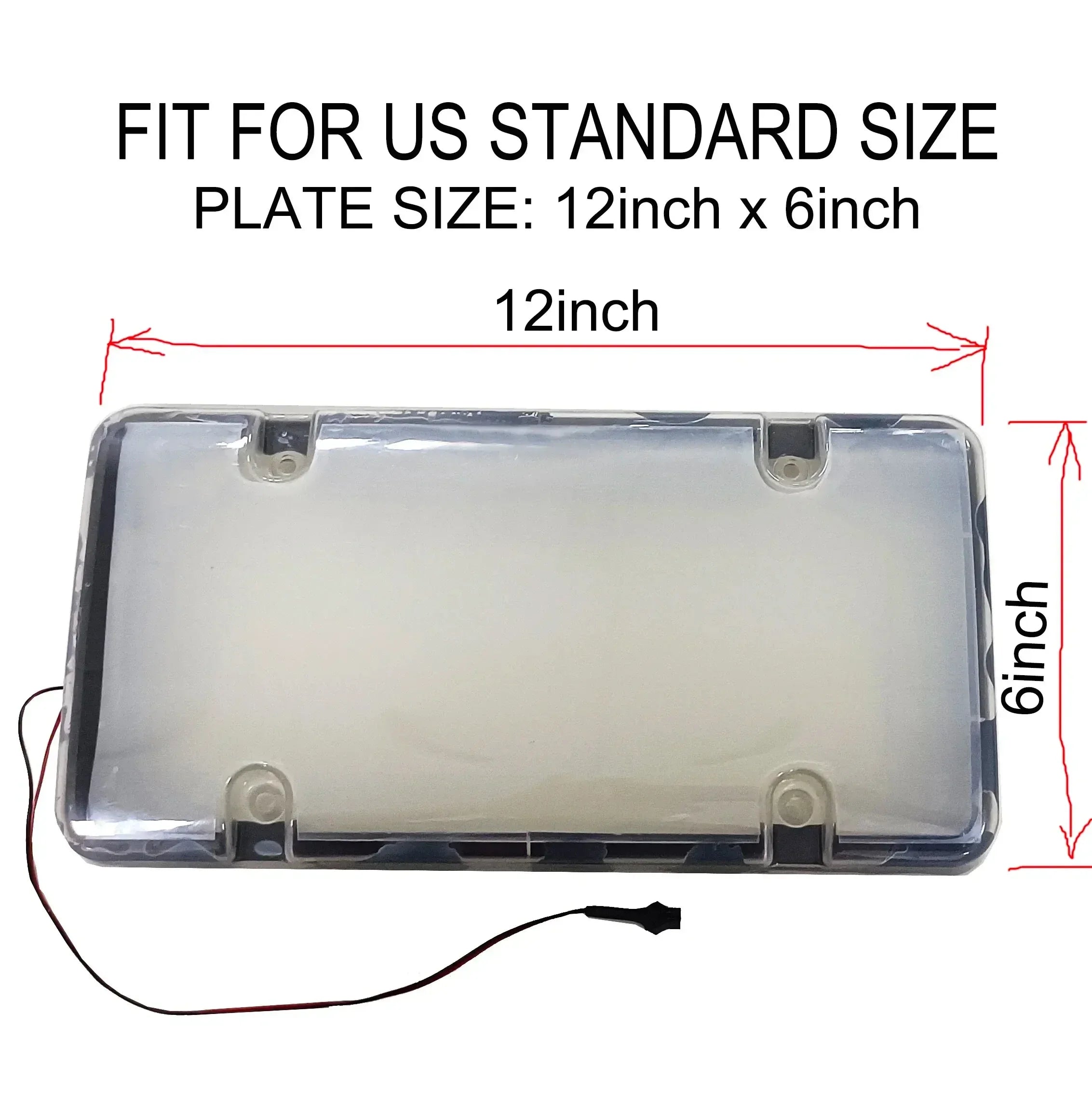 US standard size remote blur stealth license plate hider