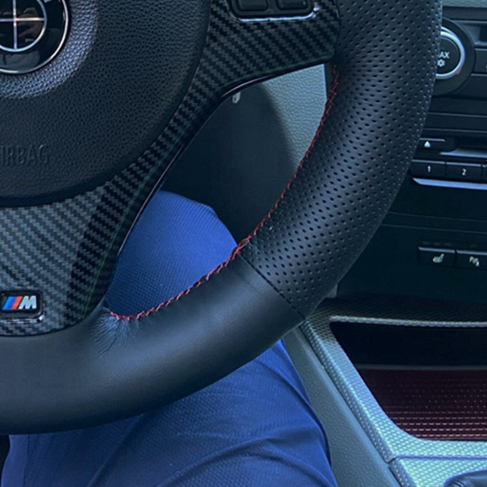 BMW E Series Perforated Leather Steering Wheel Cover