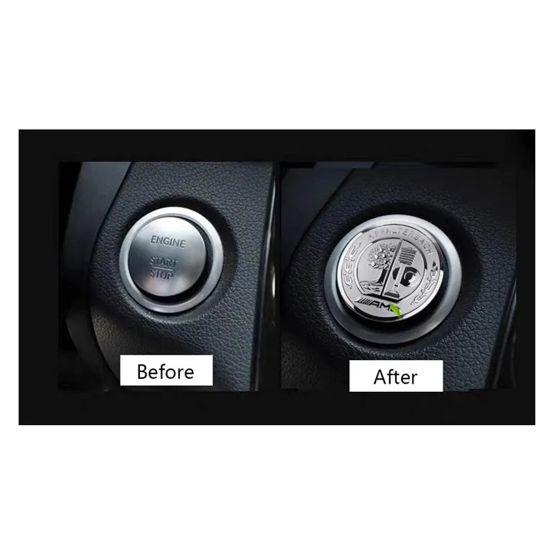 2008-2016 Mercedes Benz AMG Logo Start Stop Button