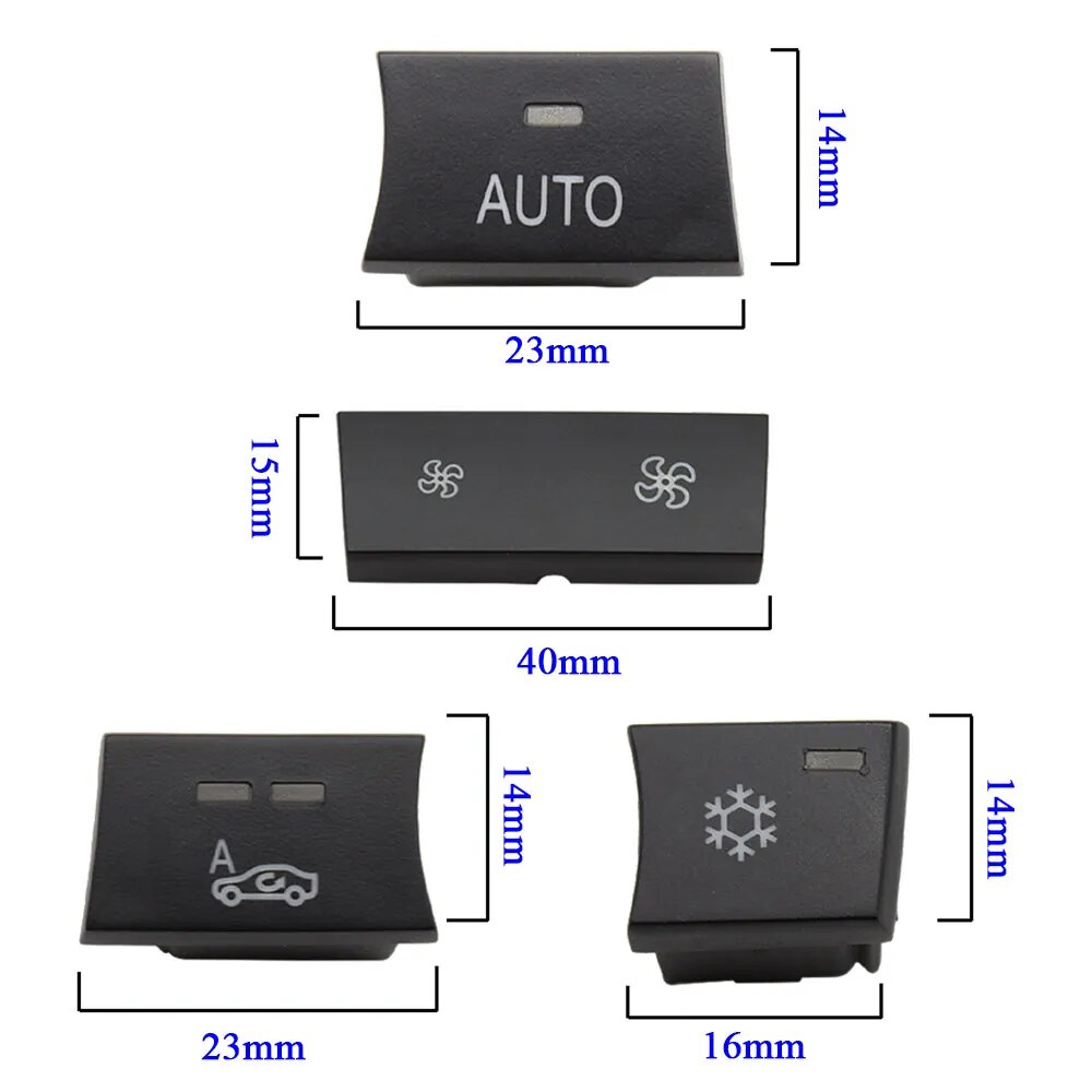 BMW E Series Climate Control Replacement Buttons Set