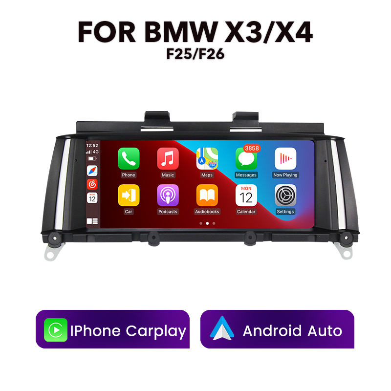 BMW F-Series X3/X4 F25/F26 2010 - 2017 8.8" Multimedia Touchscreen Display + Built-in Wireless Carplay & Android Auto (LHD | RHD)