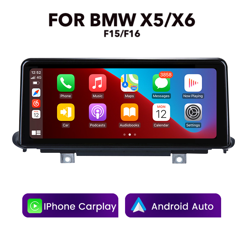 BMW F-Series X5/X6 F15/F16 2014 - 2017 10.25" Multimedia Touchscreen Display + Built-in Wireless Carplay & Android Auto (LHD | RHD)