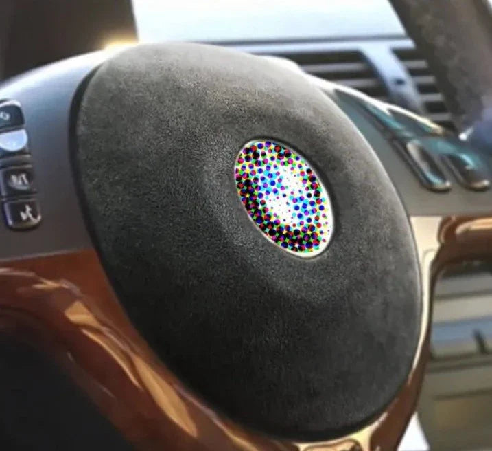 BMW E46 M Sport Steering Wheel Suede Alcantara Airbag Cover