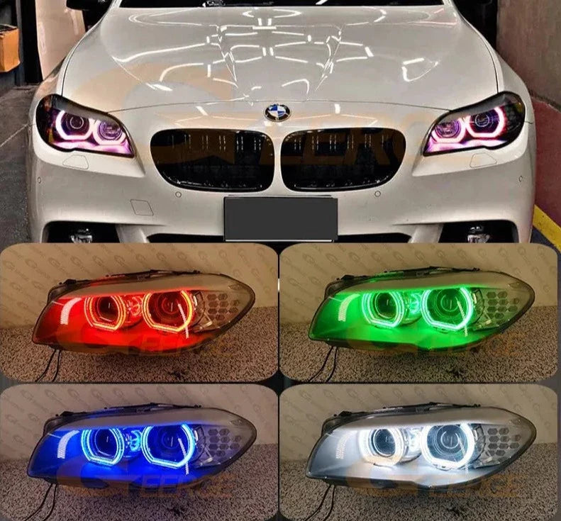 BMW F10 RGB DTM style halo angel eyes