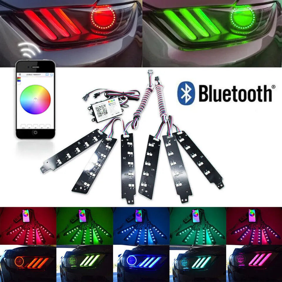 Ford Mustang RGB Color Shifting DRL Modules