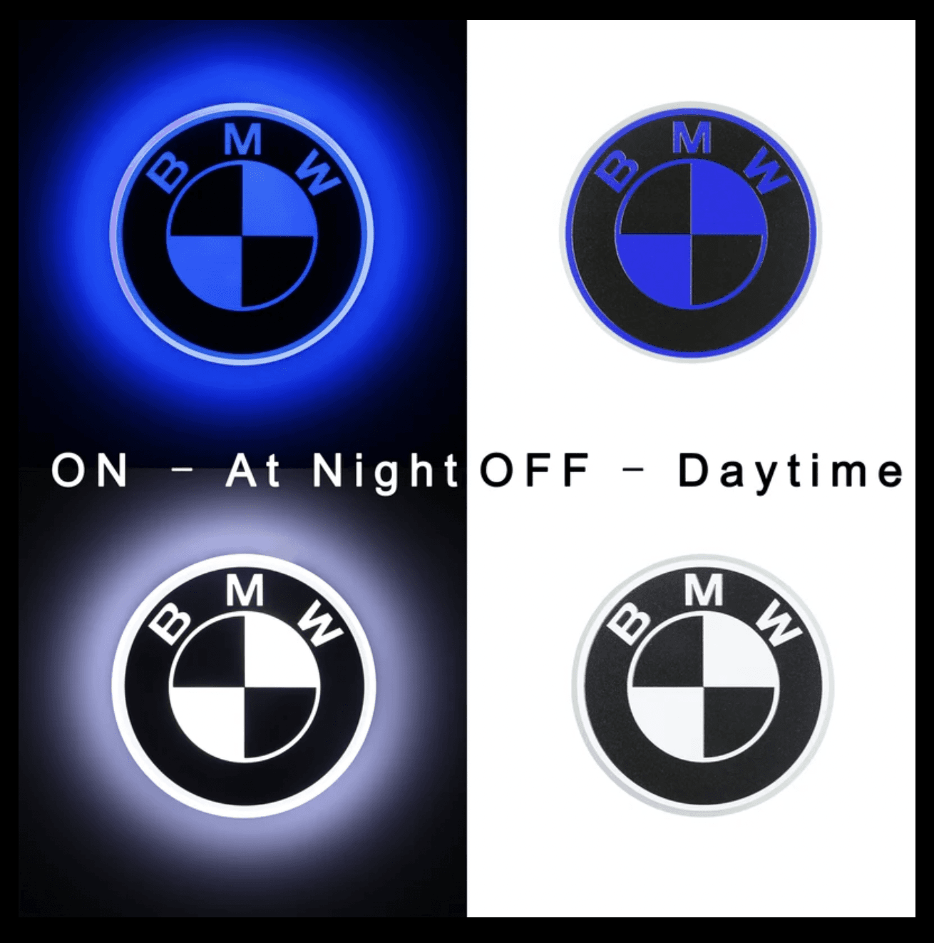 BMW LED Light Up Emblem Roundels